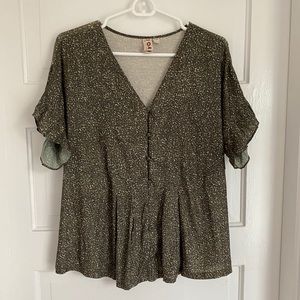 Dolan blouse with ruffles. Worn only 2x!